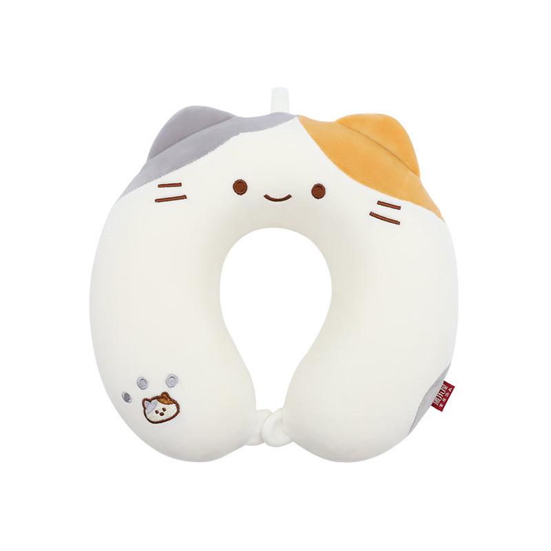 Unicorn Kids U Shape Pillow With Memory Foam And Soft Elastic Cover For Rest