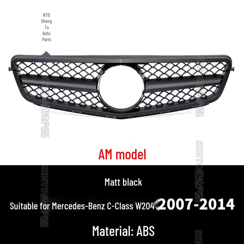Mercedes-Benz C-Class W204 (2007-14) Front Bumper Diamond Grille AMG Style