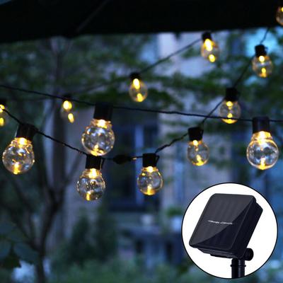 Led 5712M Globe Solar Fairy String Lights Christmas Garland Street Wedding Bulb Lamps Outdoor for Party Holiday Garden Patio