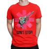 Unisex Rote Chilischote T-Shirt Rockband Baumwoll-Oberteile Tolles Kurzarm Rundhals-T-Shirt Grafik-T-Shirts