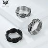 European Starry Sky Diamond Titanium Steel Women's Stackable Midi Ring - Fashionable, High-End Hand Jewelry