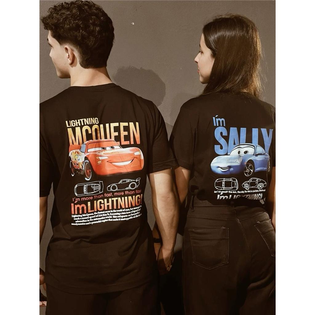 Racing Story T-Shirt Lightning McQueen 2026 Coole Streetwear Paar Unisex Herren Damen Shirt Sommer Baumwolle Damen Tee Oversize Tops
