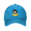 Casual Dragon Ball DBZ Goku Baseball Caps Unisex Distressed Cotton Sun Cap Cute Chibi All Seasons Travel Adjustable Fit Hats Cap