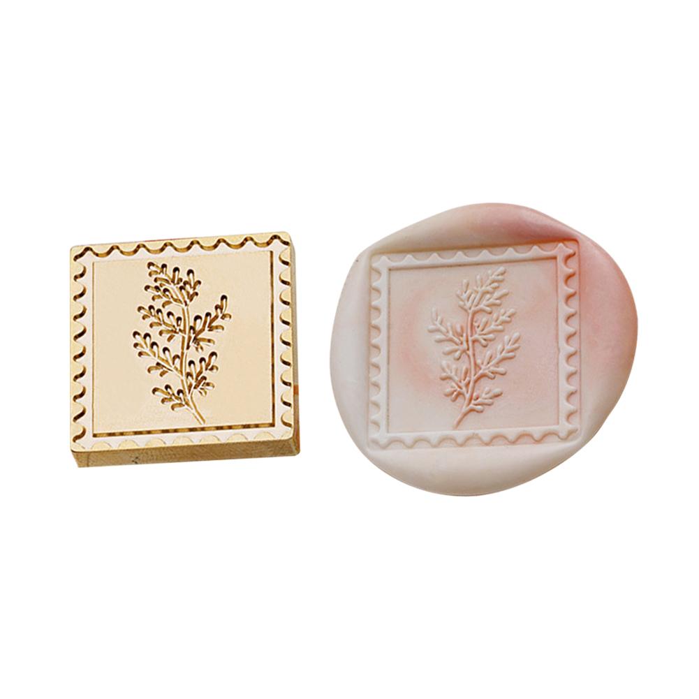 Gold-plated Brass Head Retro DIY Envelope Wax Seal Stamp Head Sealing Wax Scrapbooking Stamps Wedding Decorative Invitation