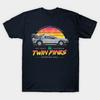 Men Black Print T-shirt Back To The Mall - Retro 80S Sci Fi  Movie No-Cut Transfer Paper Print Cotton Tshirt