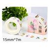 Beautiful Wash Tape Flower Plant Japanese Masking Adhesive Tape Decors Scrap Booking Sticker Label