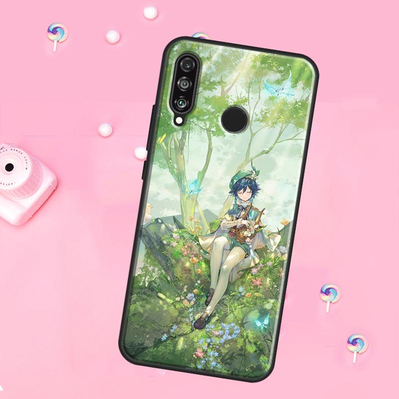 

Genshin Impact Venti Game For Huawei Nova Y90 Y70 Y60 Y91 Y61 Y73 Y72 12s 12i 11i 8i 9 10 SE P40 Lite P60 P30 Pro Case Huawei P30 Pro