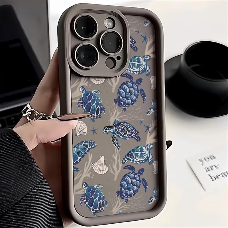 Fashion Turtle Colorful Painting Phone Case For Xiaomi Mi 15 14T 14 13 13T 12 12T 11 Lite 5G Poco M6 X3 X5 X6 F5 F6 X7 Pro Cover