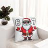 6 7 Christmas Six Seven Meme Pillowcase Printed Fabric Cushion Cover Decorations Pillow Case Cover Seat Square 40*40cm