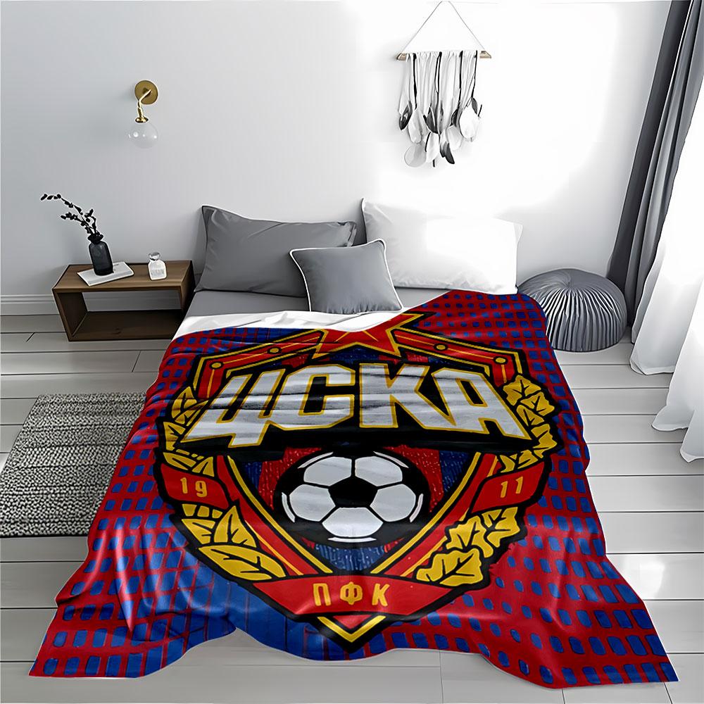 CSKA Football Club Emblem Blanket for all seasons blanket lunch break throw gift