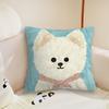 Cute cartoon art scribbled puppy dog cushion cover Plush Fabric Soft Double Sided Print Sofa Cushion Cover Throw Pillow Covers