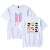 Bts Graphic Printed Modal Tee Oversized Streetwear Shirt For Kpop Fans Summer Casual
