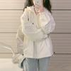 Petite Women Chic Sun Protection Coat Thin Casual Outerwear Summer Loose Zip‑up Sun‑proof Windbreaker Jacket