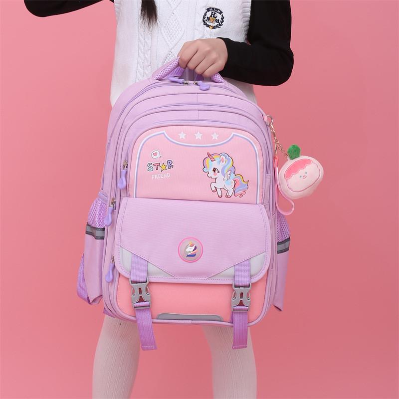 Cute And Modern Design Kids Backpack Comfortable And Breathable Oxford Fabric