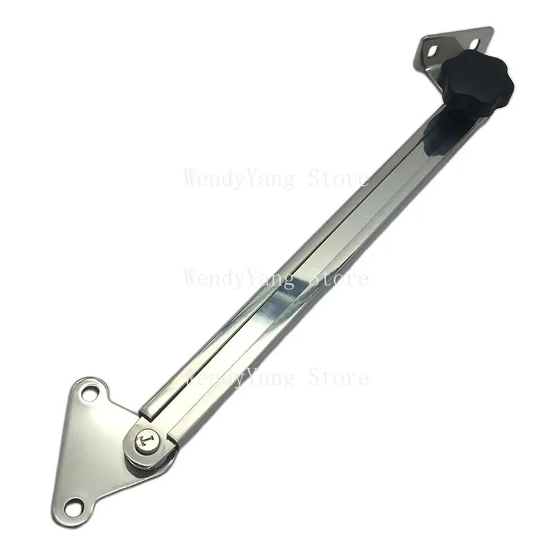 Boat Hatch Lid Stay, Support and Adjuster, 316 SS Stainless Steel, Telescoping Hatch/Window Adjuster and Stay Support