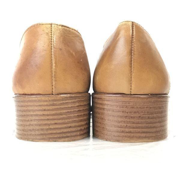 Germany Made/Westland/High Heel Handmade Leather U-Tip Shoes/7.5/26.0/Brown/Business/Dress(USED)