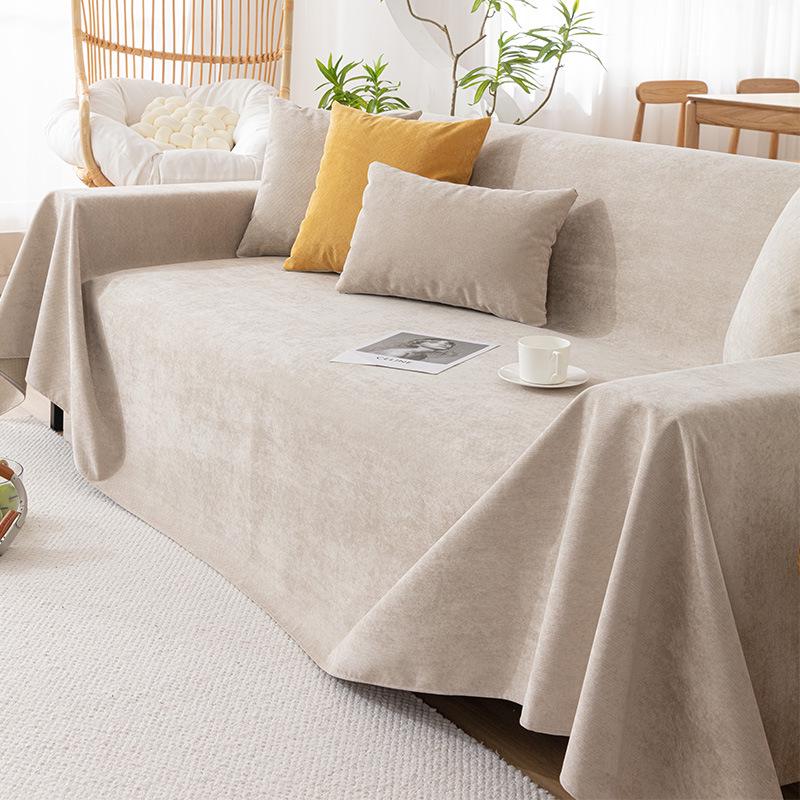 All-Season Waterproof Non-Slip Sofa Cover: Cat Scratch-Resistant, Diaper-Proof, Full Coverage in Nordic Style