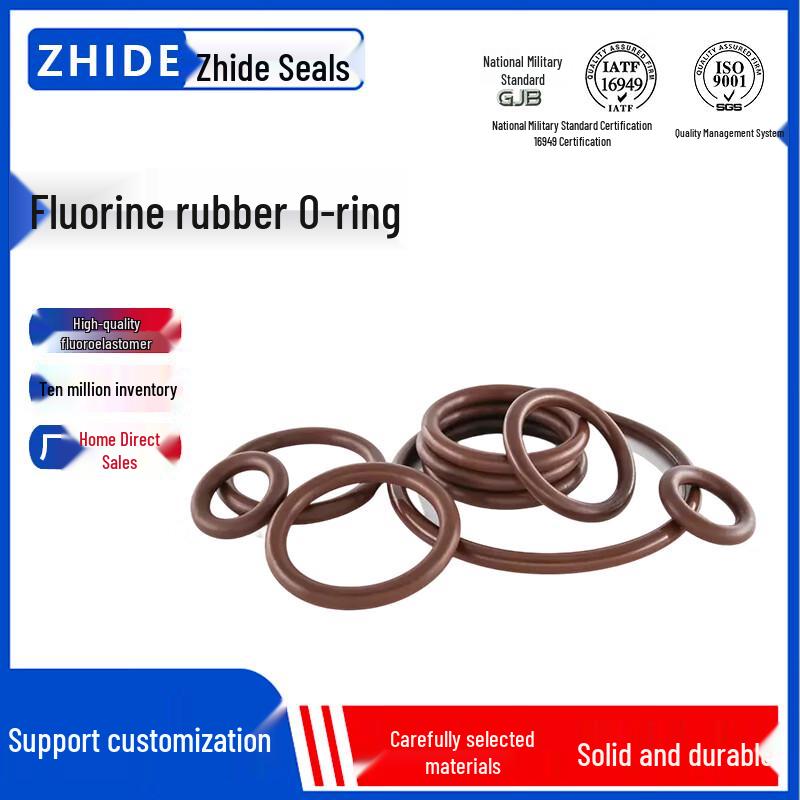ZHIDE Fluororubber O-Ring Seal ID 75mm x 4mm