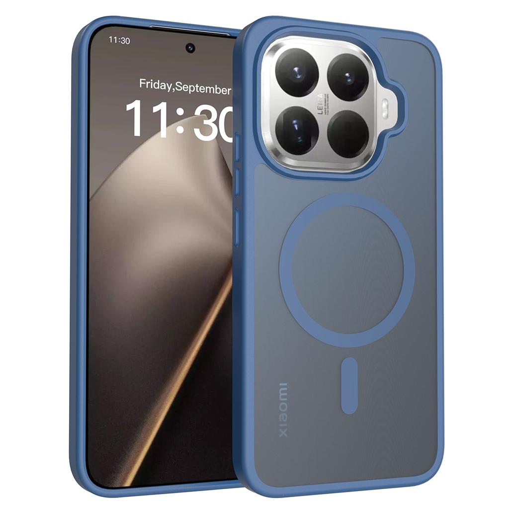 Ultra Thin For Magsafe Translucent Magnetic Case For Xiaomi MI 17 17ProMax 15T Pro Wireless Charging Candy Matte Rugged PC Cover