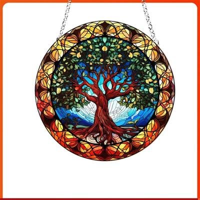 Abstract Style Life Tree Window Decoration Pendant