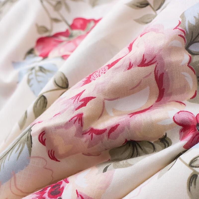 Hengyuanxiang Peony Flower Cotton Cushion Quilt