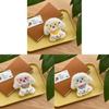 Cute Dog Plush Keychain With Glasses For Kids Gift And Bag Decor