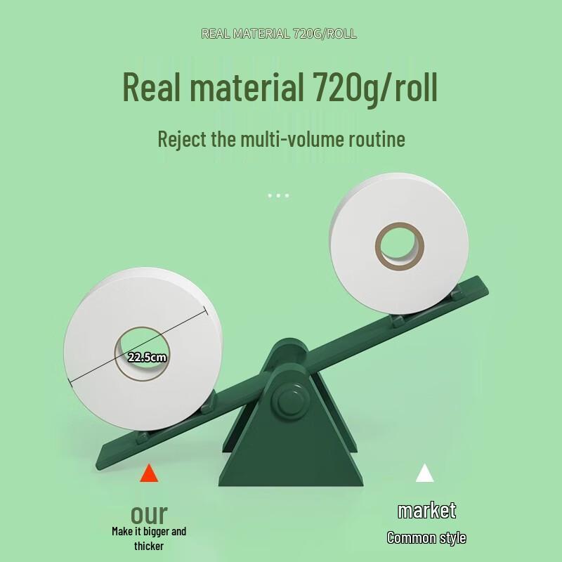 Jumbo Roll Center-Pull Toilet Paper