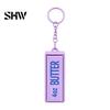 Creative Pendant for Keys Butter Bar Fidget Keychain, Clicker Toy Stress Relief, Cute Lightweight Bag Macaron Color Charm, Portable Novelty