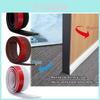 Tpe Self-adhesive Three-layer Hollow Door Bottom Sealing Strip For Soundproofing And Wind Protection