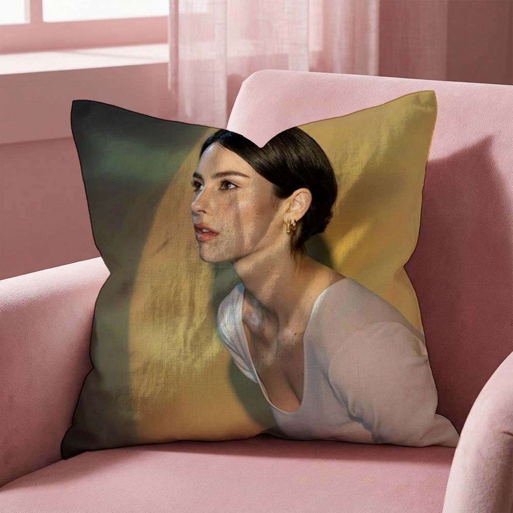 Singer G-Gracie Abrams Cushion Cover Multi-Scene Pillow Cover for Home & Car - Reversible, Soft & Durable for Daily Use