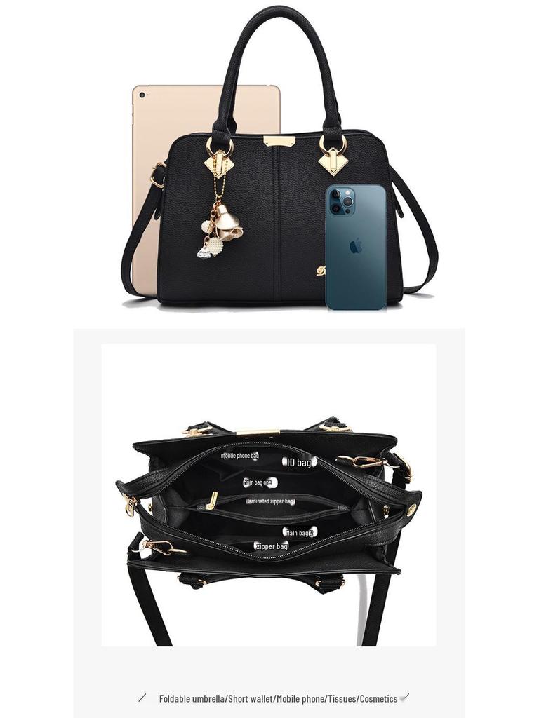 Geantă de mână mare chic pentru femei - Stil toamnă/iarnă, Geantă versatilă coreeană la modă de umăr și crossbody