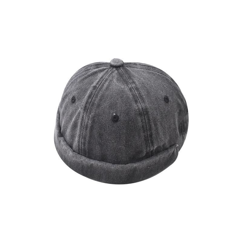Waterwashed Denim Cap Men Street Style Unstructured Sun Protection Sunshade Summer
