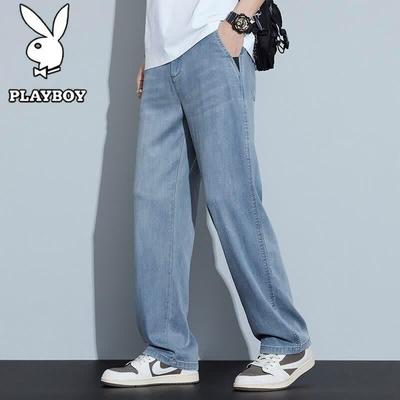 Men's Summer Loose Straight Leg Jeans