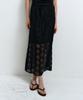 RAVEROUS Lace Long Skirt_Black