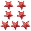 7Pieces Colorful Sequined Star Patches Clothing Craft Materials Fabric Applique For Hairclip And Craft Applications