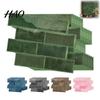 Folhas de Parede Adesivas Decorativas 8 Peças Adesivos de Tijolo Falso, Decalques Mosaico à Prova d'Água, à Prova de Umidade Fácil DIY Adesivos para Backsplash de Cozinha Descolar e Colar