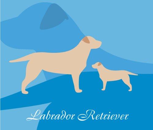 

Labrador Retriever Yellow Dog Sticker Premium Silhouette MK-2 M жёлтый