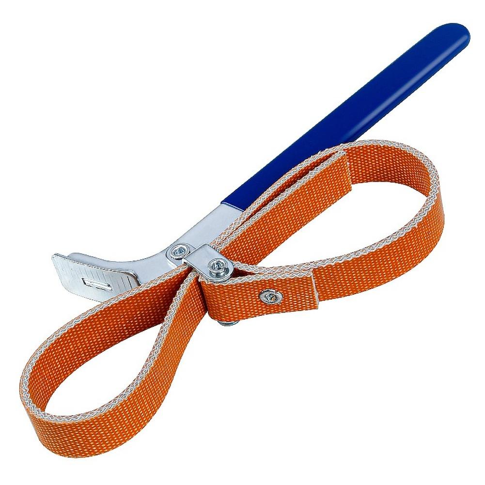 Ball Head Oil Filter Wrench Alloy Heavy Duty Oil Filter Wrench Non Slip Belt Non-Slip Grip Oil Changing Wrench For Maintenance A