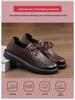 Women's Genuine Leather Soft Sole Casual Shoes - Non-slip, Comfortable, Single Shoes for Spring and Autumn.