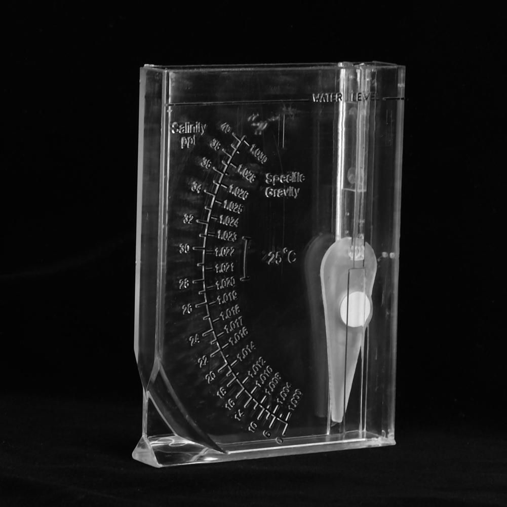 Salinity Tester, Plastic Hydrometer for Aquariums with Automatic Water 1.020-1.023 Specific Gravity Range for Fish S (68-86F)