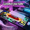 Custom Name Personalized Among Us Pattern Mousepad, Laptop PC Desk Mat, Decorative Desk Mat for Home Keyboard Pad Gift