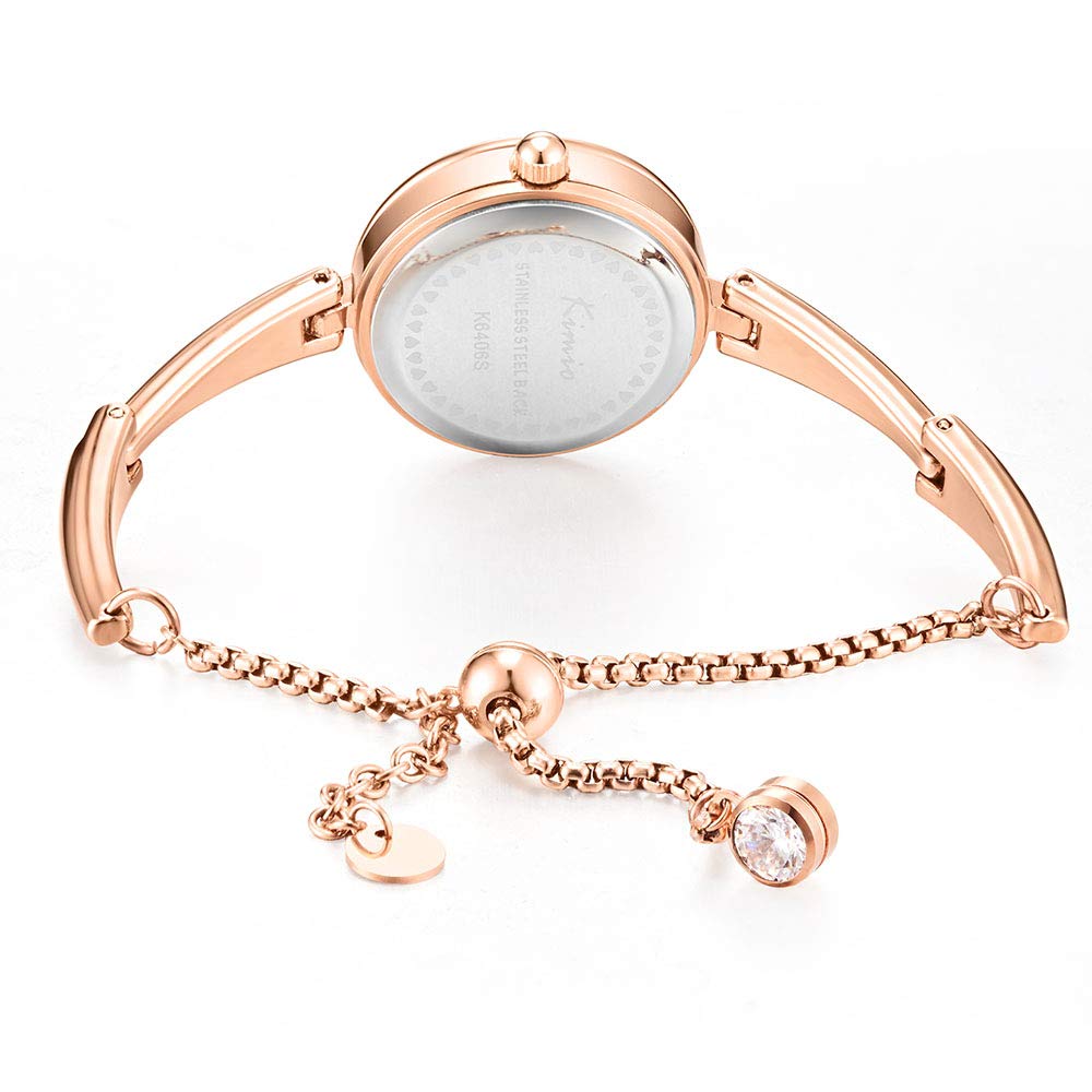 Relógio de Pulso Feminino Kimio K6406 Fofo com Visor Analógico e Detalhes em Diamante, Perfeito para o Dia a Dia (Multicolorido)