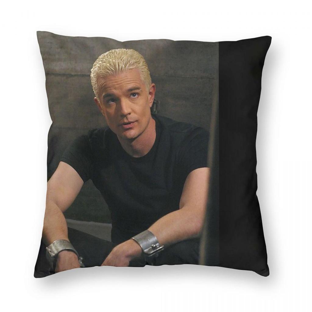 Spike Buffy The Vampire Slayer Pillowcase Polyester Linen Velvet Printed Zip Decorative Pillow Case Car Cushion Cover