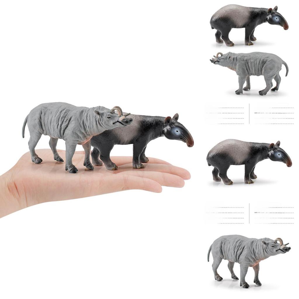 Babyrousa Pvc Wild Animal Models Set For Nature Study And Collection