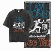 G Acid Washed Black Vintage  Cotton COOLMIND  Printed Unisexs Tshirt   Streetwear Big Size Cool Oneck Unisexs Tee Tshirt