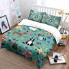 Colorful Dog Fitness Art Set Soft Comfortable Duvet Cover Bedding Set Included 1*Duvet Cover & 2*Pillowcases gift