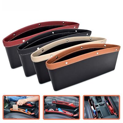 Car Seat Gap Leak Proof Debris Mobile Phone Storage Box Car Garbage Bin Car Slit Storage Bag