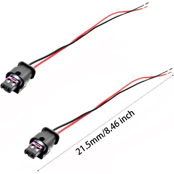 4 Pcs Side Marker Light Connector Plug Pigtail Wire Harness Compatible with Chrysler 300 2015-2023 Dodge Charger 2015 2016 2017 2018 2019 2020 2021