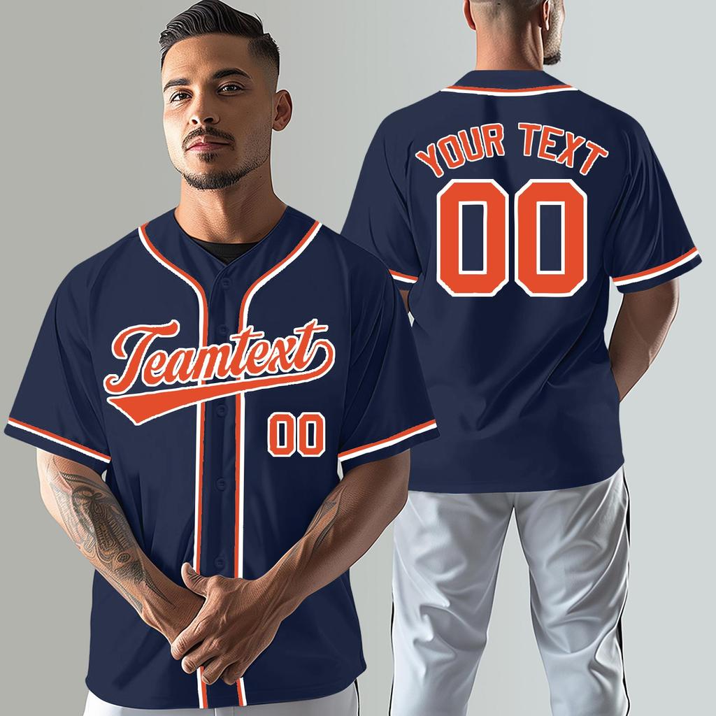 Benutzerdefinierte Baseball-Trikots, personalisierter Aufdruck, Teamname und Nummer, Sportuniform für Männer, Frauen und Jugendliche