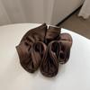 Elegant French Wood-Edged Satin Headband - Simple, Stylish, and Sophisticated Hair Accessory